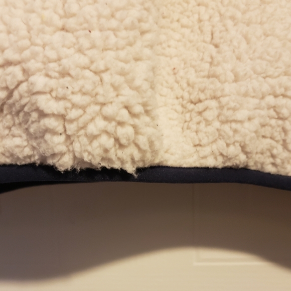 Tommy Hilfiger Sport Sherpa Sweater High Neck Buttons Zipper Pockets Woman Large - Picture 8 of 13